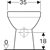 Geberit Selnova Square Floor Standing WC for Close-Coupled Exposed Cistern-3