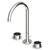 Savoir Three Hole Basin Mixer With Aerator