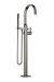 MEM Single-Lever Bath Mixer With Stand Pipe For Free-Standing Assembly With Hand Shower Set-7