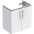 Geberit Selnova Compact Cabinet For 65cm Washbasin, With Two Doors & Service Space-1