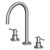 Helm 3 Hole Basin Mixer With Lever Handles - Height 285 mm-0