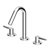 Medameda 3 Hole Basin Mixer - Height 200 mm-1