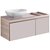 Citterio Cabinet For Lay-On Washbasin, Two Drawer