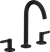 AXOR ONE 3-Hole Basin Mixer 170 With Push-Open Waste Set-3