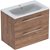 Geberit Selnova Square Set, 80cm Slim Basin & Two Drawer Vanity Unit-2