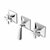 Bellagio 3 Hole Built-In Bath / Shower Mixer With 2 Way Diverter-0