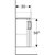 Geberit Selnova Compact 45cm Cabinet For Corner Handrinse Basin, With Two Doors-3