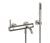 Meta Single-Lever Bath Mixer For Wall-Mounting With Hand Shower Set-1