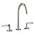 Vaia Three Hole Lever Handle Basin Mixer With Pop-Up Waste-1