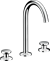AXOR ONE 3-Hole Basin Mixer Select 170 With Push-Open Waste Set