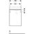 Xeno² Cabinet For 40cm Handrinse Basin With One Door-4
