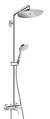Croma Select S 280 Air 1Jet Showerpipe With Single Mixer & Swiveling Shower Arm