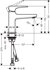 Metropol Single Lever Basin Mixer 100 With Loop Handle For Cloakroom Basins With Push-Open Waste-1